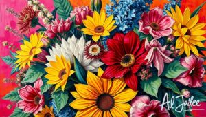 The walls were lined with towering white floral arrangements that flower experts quietly noted do not come from bodegas or weekend farmers' markets.