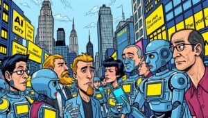 An organizational flowchart detailing three pillars of corporate readiness: AI Inventory, Data Management, and Governance Roles.