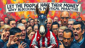 Democratic Party leaders in meeting discussing strategies to delay tax refunds for political reasons -- The Islamic Perspective: Economic Justice Means Timely Justice