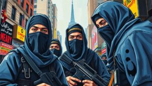 Intersectional analysis diagram showing connections between capitalism, patriarchy, and imperialism