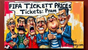 A symbolic image: a gilded turnstile blocking a city street, representing the privatization of public space and experience.